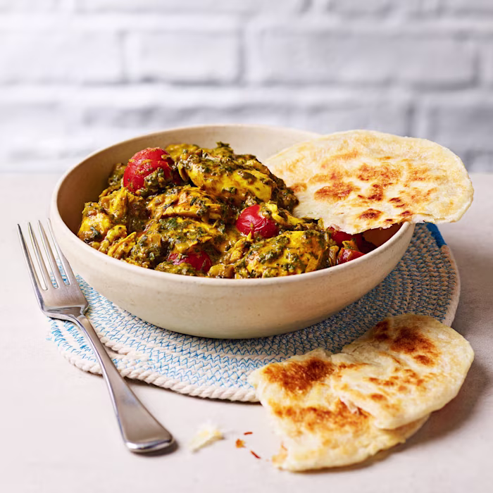 Chicken Curry with Parathas