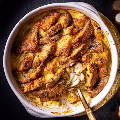 Marmalade Panettone Bread and Butter Pudding