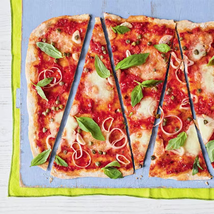 Speedy spelt pizza