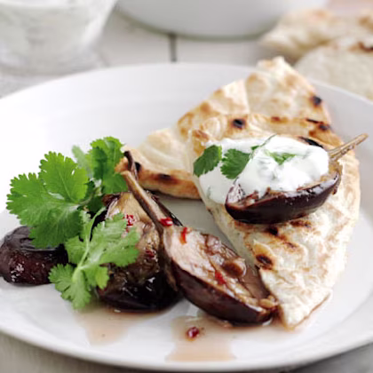 Honey Roasted Aubergines