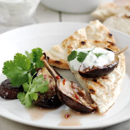 Honey Roasted Aubergines