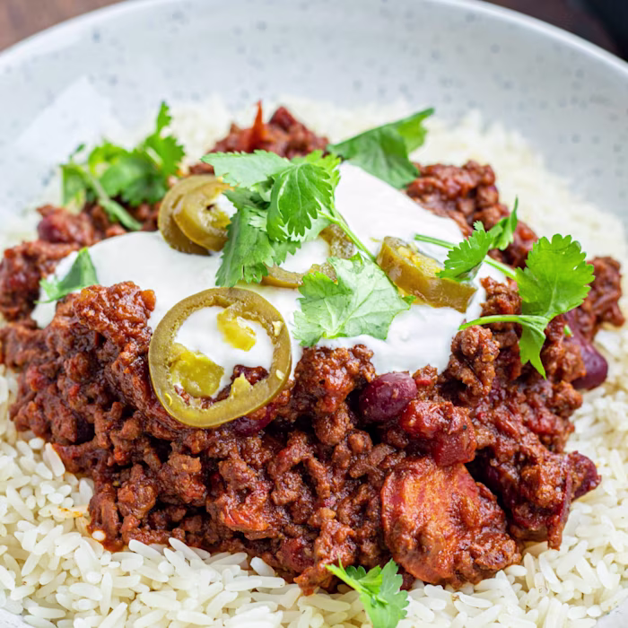 Hearty Slow-cooked Chilli Con Carne