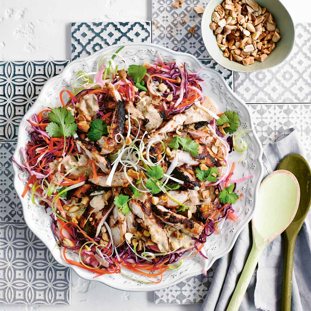 Chicken Satay Salad