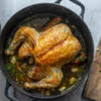 Garlicky Roast Chicken