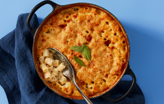 Leftover mac and cheese