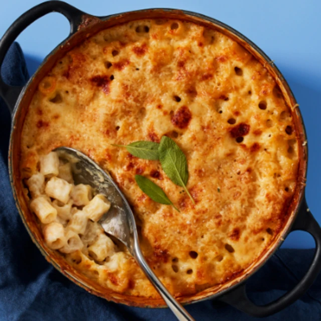 Leftover mac and cheese