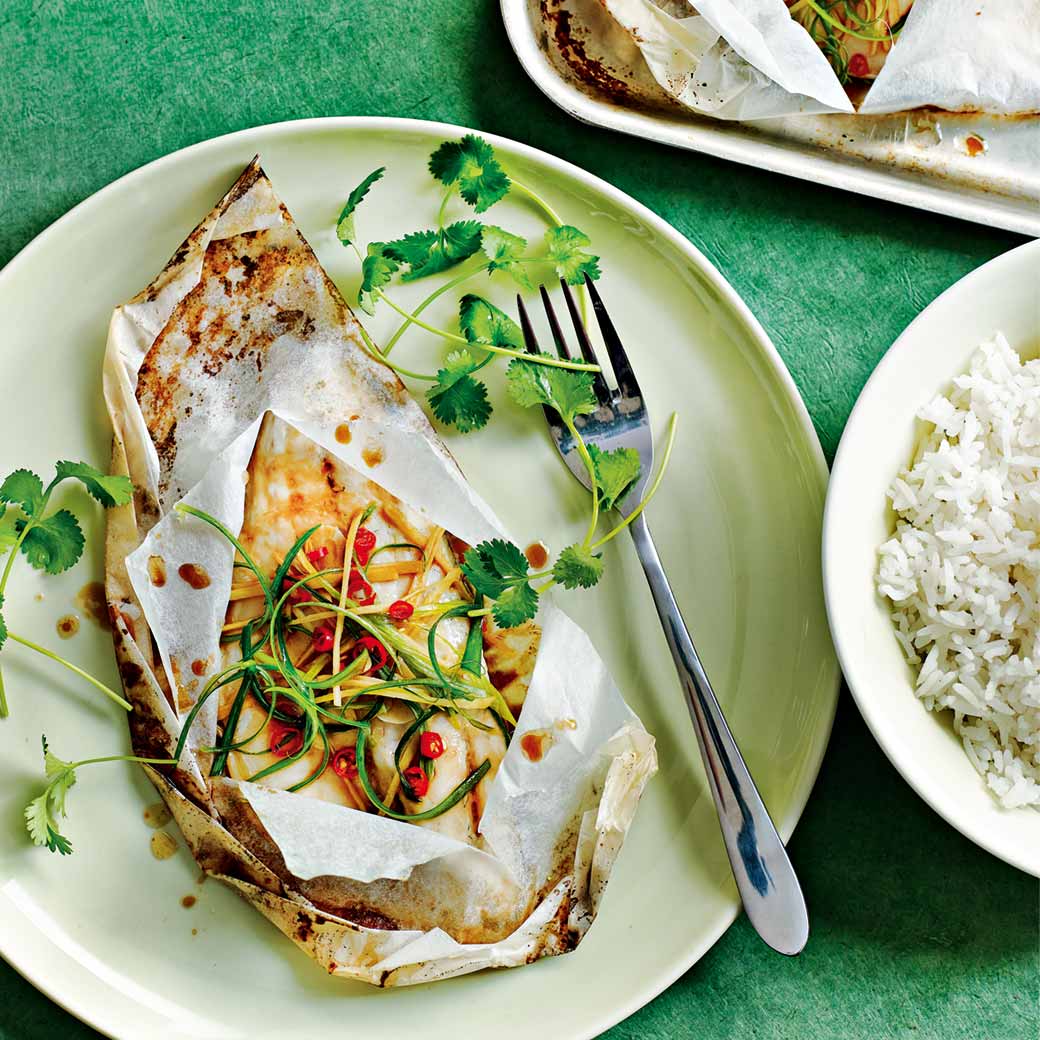 Seabass en Papillote