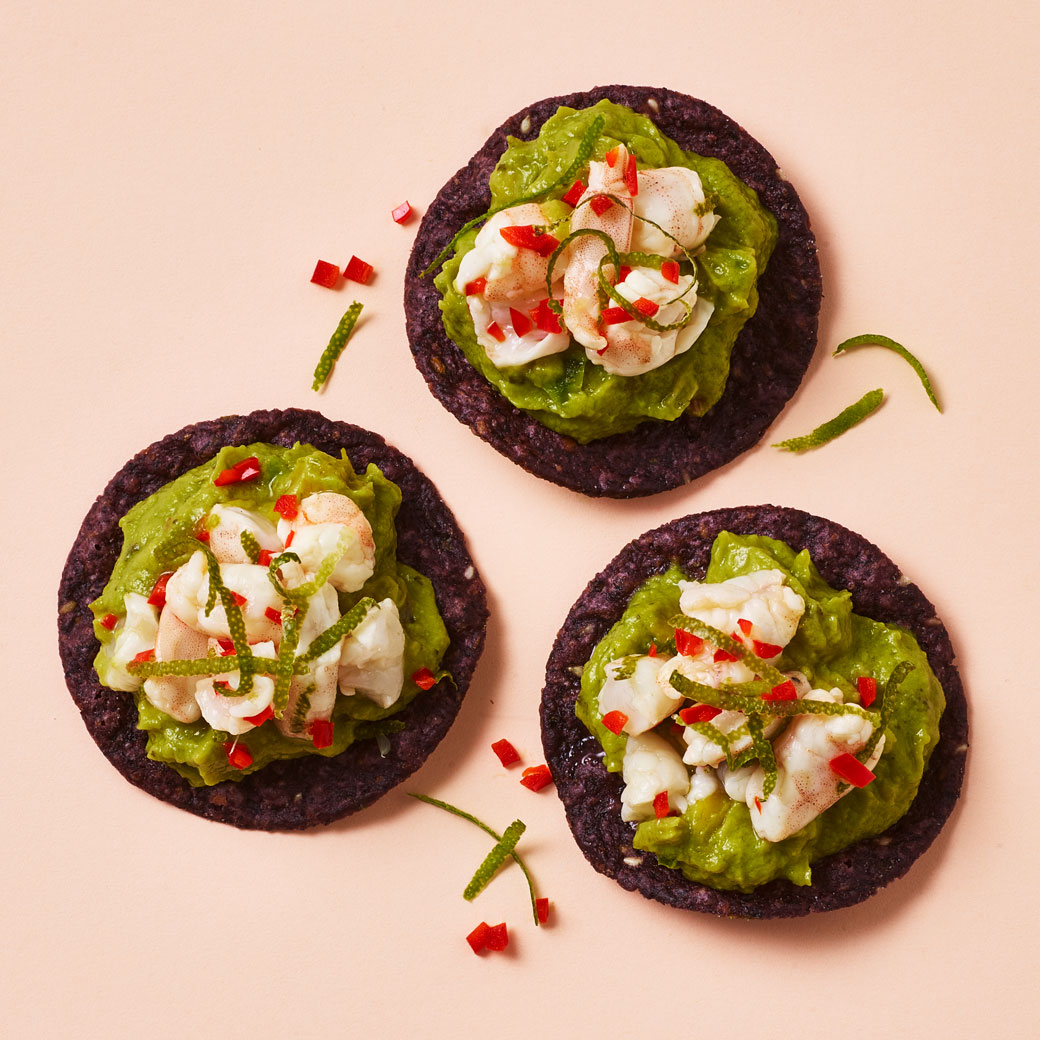 Prawn Ceviche Tostadas