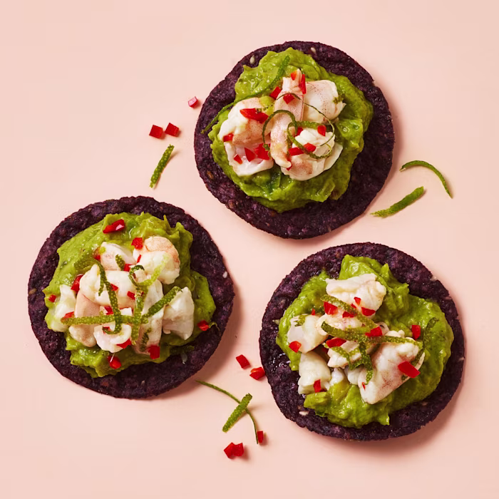 Prawn Ceviche Tostadas