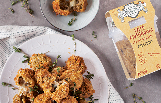 Arancini with Melty Mozzarella