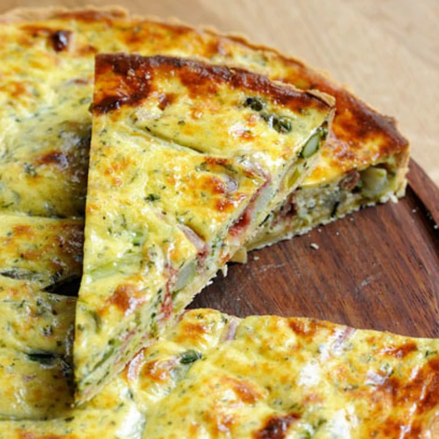 Asparagus and Chervil Quiche