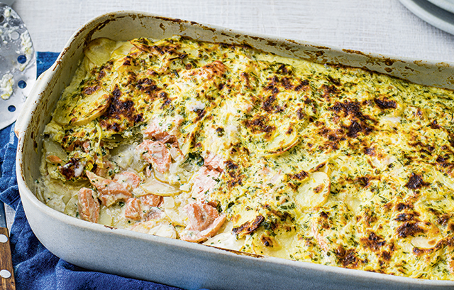 Scandinavian-inspired Seafood Gratin