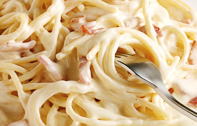 Philadelphia Spaghetti Carbonara