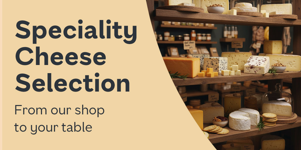 Speciality Cheese Selection - From our shop to your table