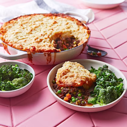 Veal Cottage Pie with Cheesy Marmite Mash