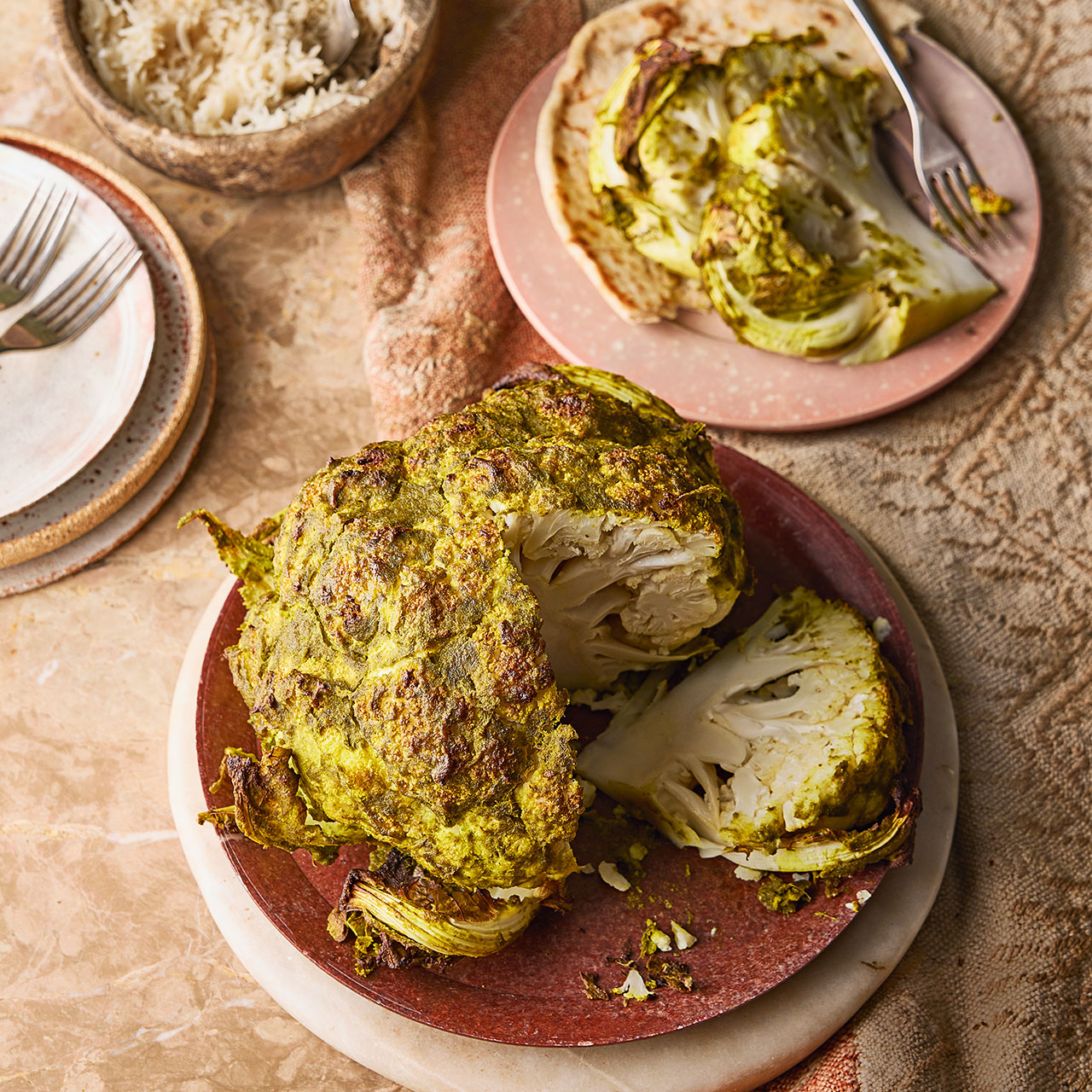 Whole Roasted Cauliflower  