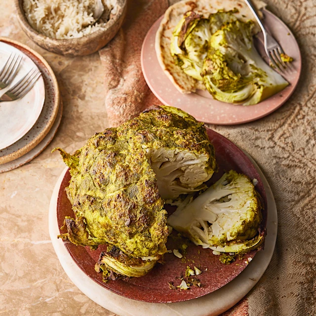 Whole Roasted Cauliflower
