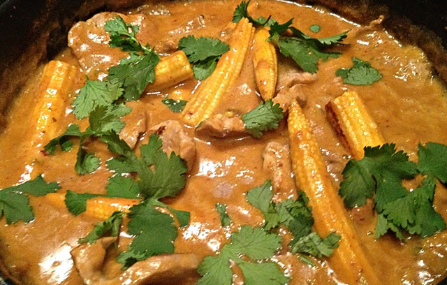 Thai Pork and Peanut Butter Curry