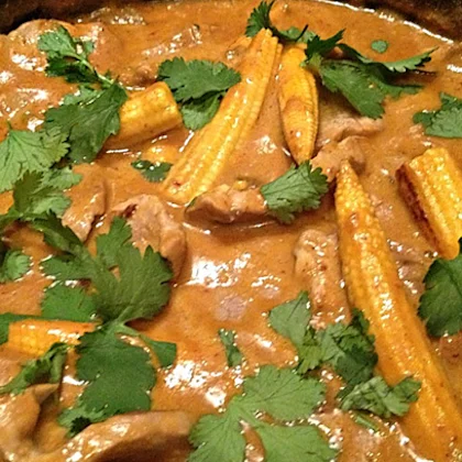 Thai Pork and Peanut Butter Curry