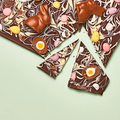 Swirly Whirly Chocolate Bark