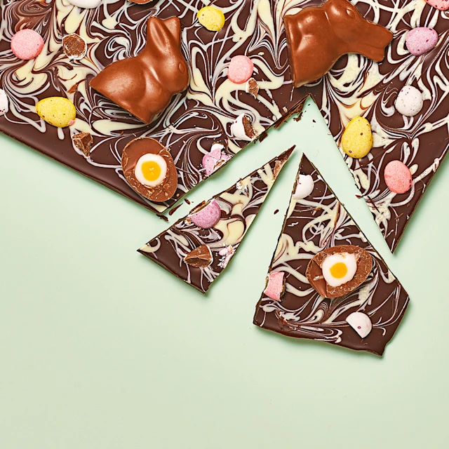Swirly Whirly Chocolate Bark
