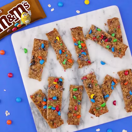 Baked M&M'S Granola Bars