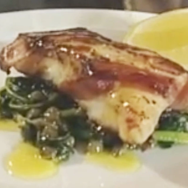 Pancetta Wrapped Cod