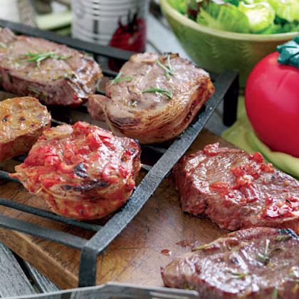 Welsh Lamb Steaks and Chops with Marinades