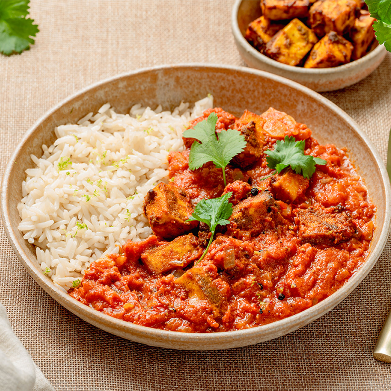 Tikka Masala with Tofu 