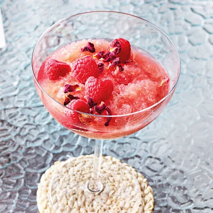 Rose, Pomegranate and Raspberry Frosé