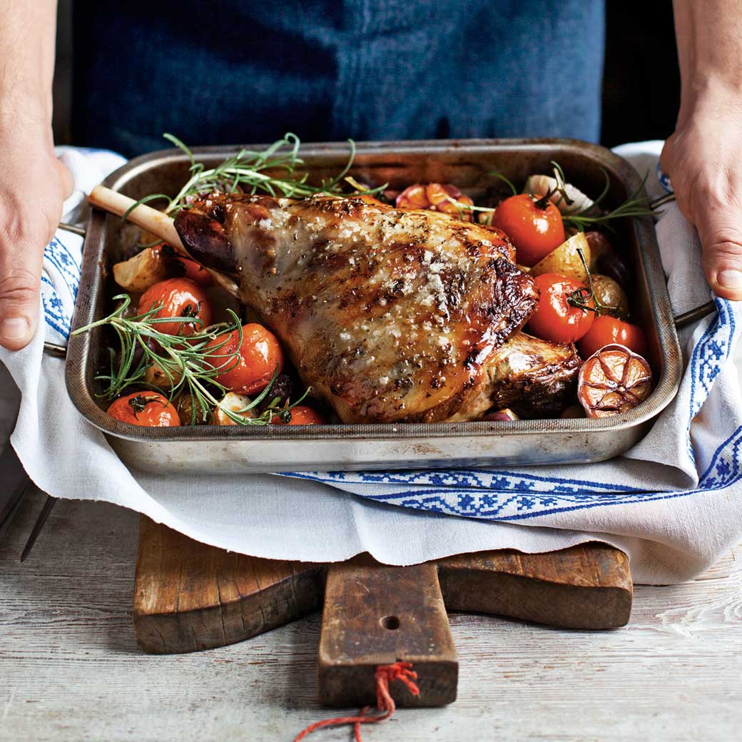 Greek-Style Slow-Roasted Lamb
