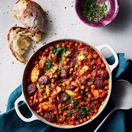 Chicken and Chorizo Stew