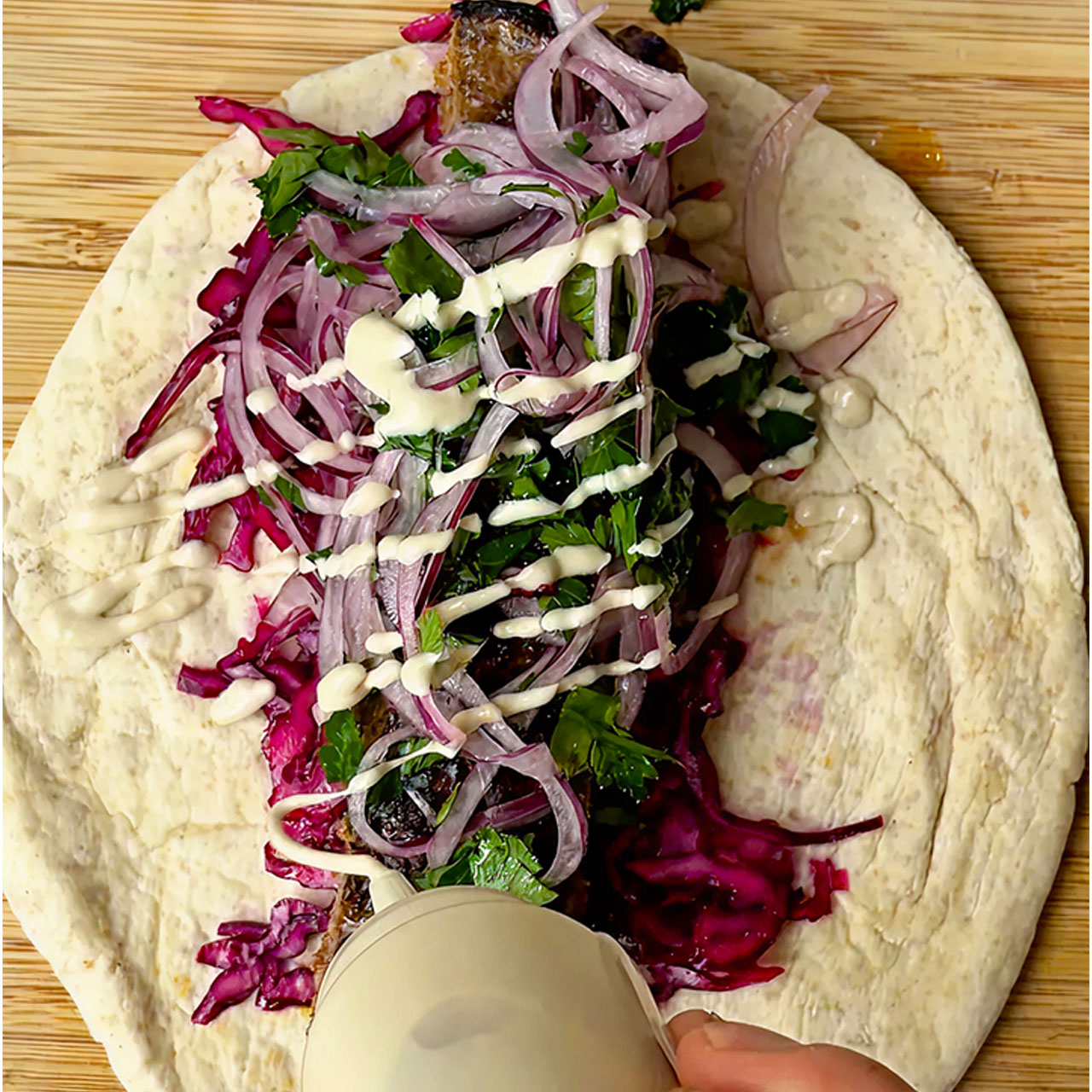 Harissa Beef Sheetpan Kebab