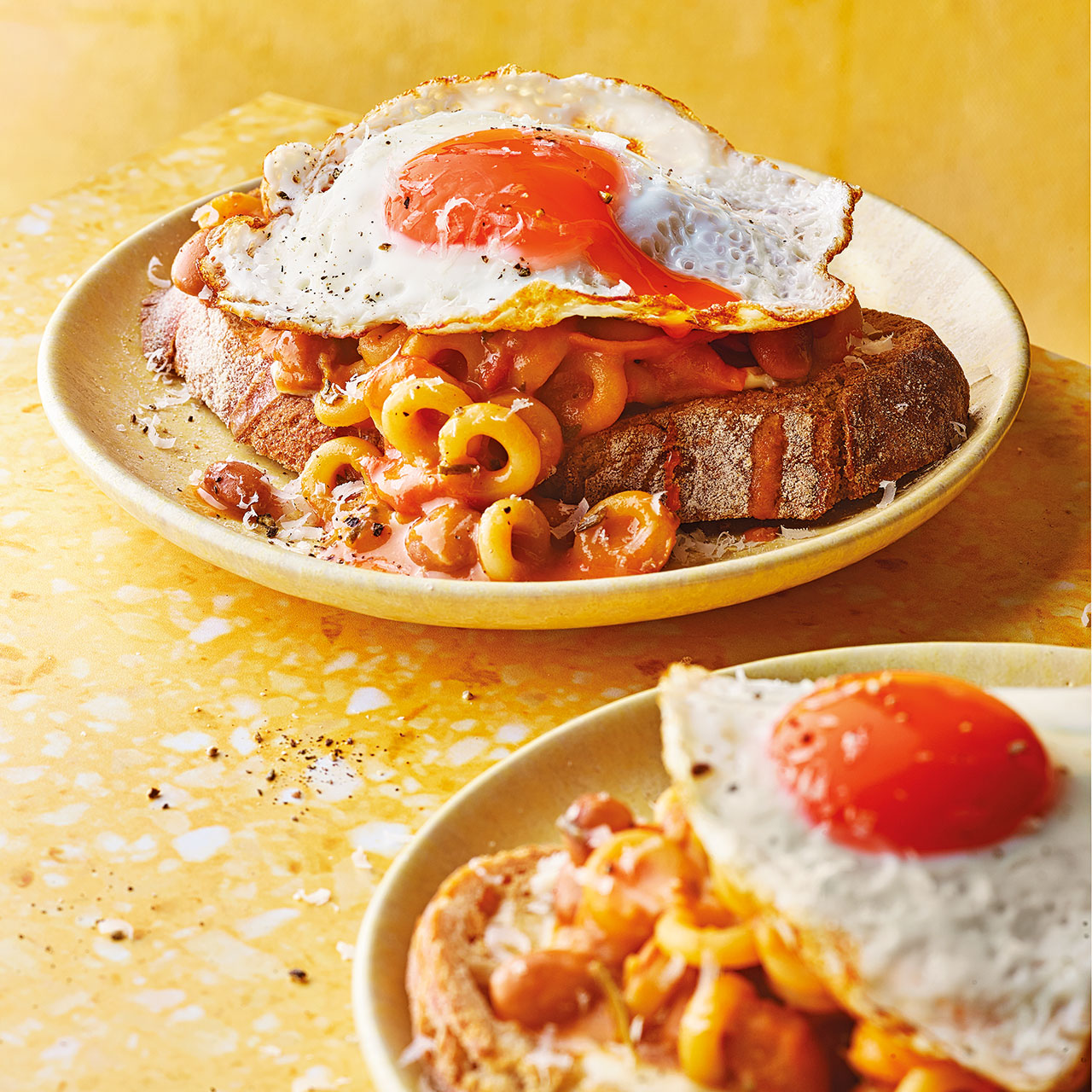 Grown-Up Spaghetti Hoops on Toast