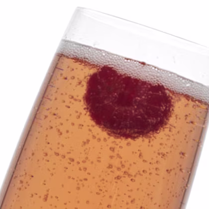 Chambord and Champagne Cocktail