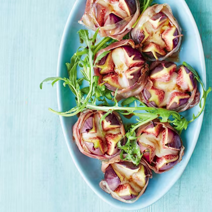 Roasted Figs with Mozzarella & Parma Ham