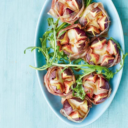 Roasted Figs with Mozzarella & Parma Ham