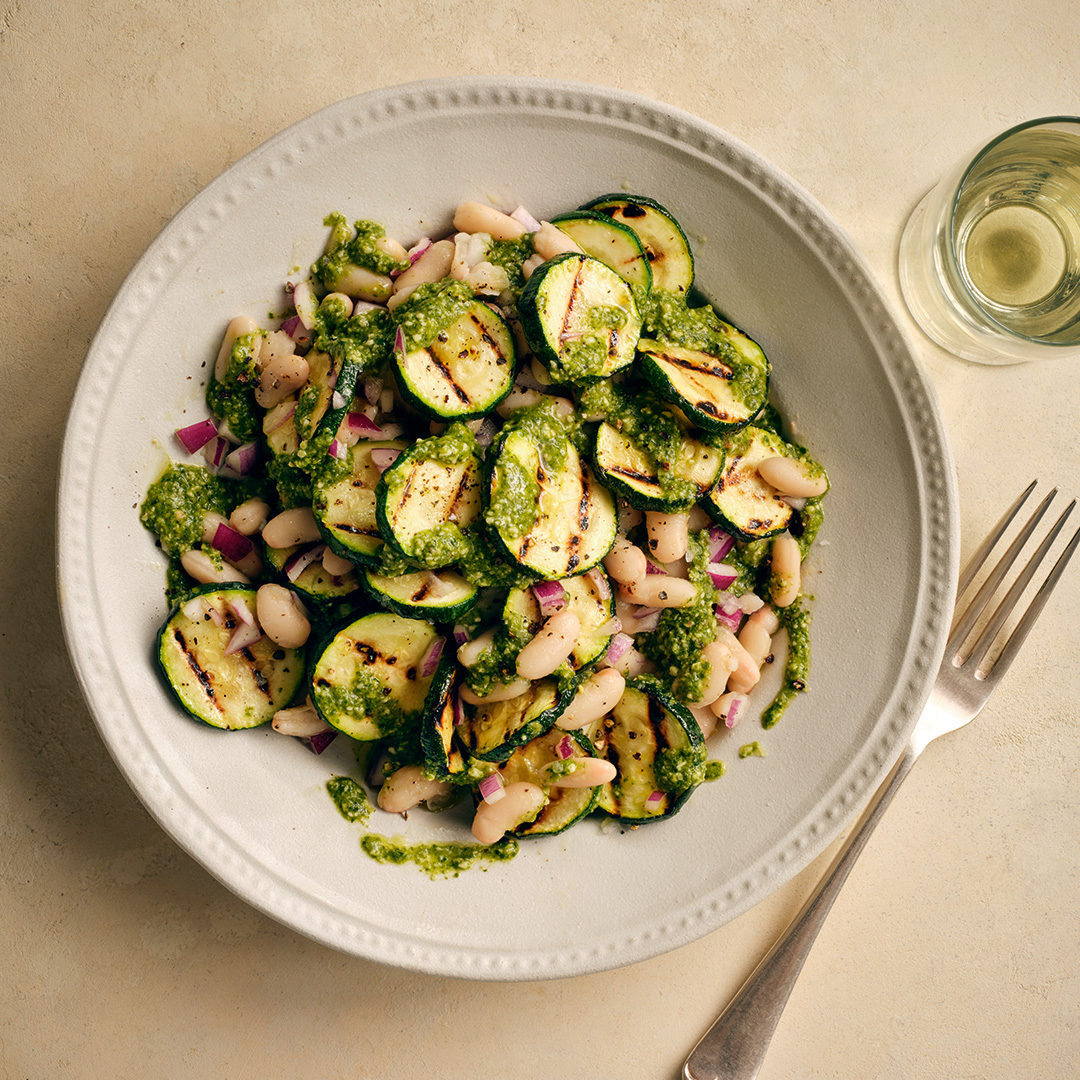 Courgette and Bean Salad