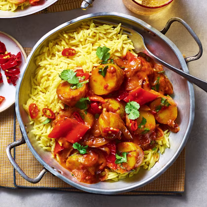 Jersey Royal and Romano Pepper Tikka Masala