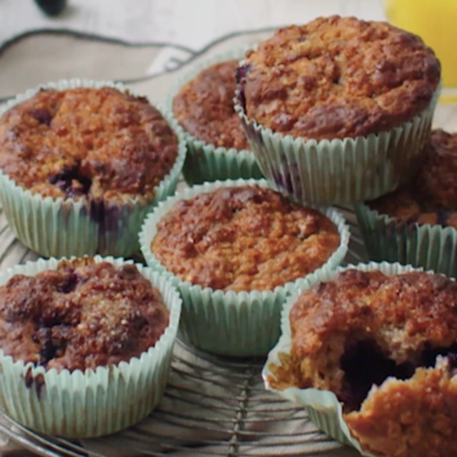 Activia Blueberry Muffins