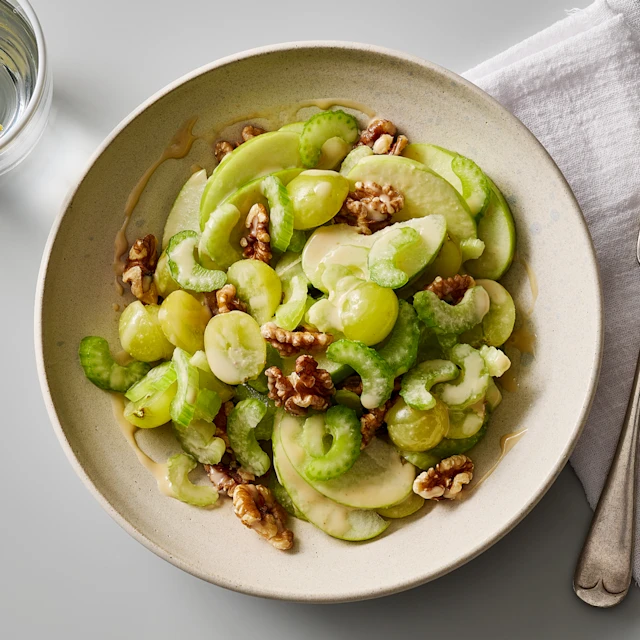 Tahini and Lime Waldorf Salad