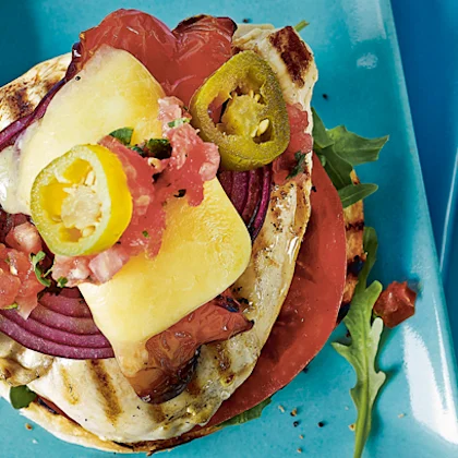 Chicken Fajita Burger