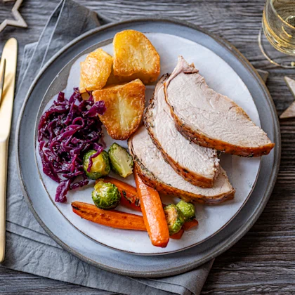 English Mustard and Bay Roast Turkey