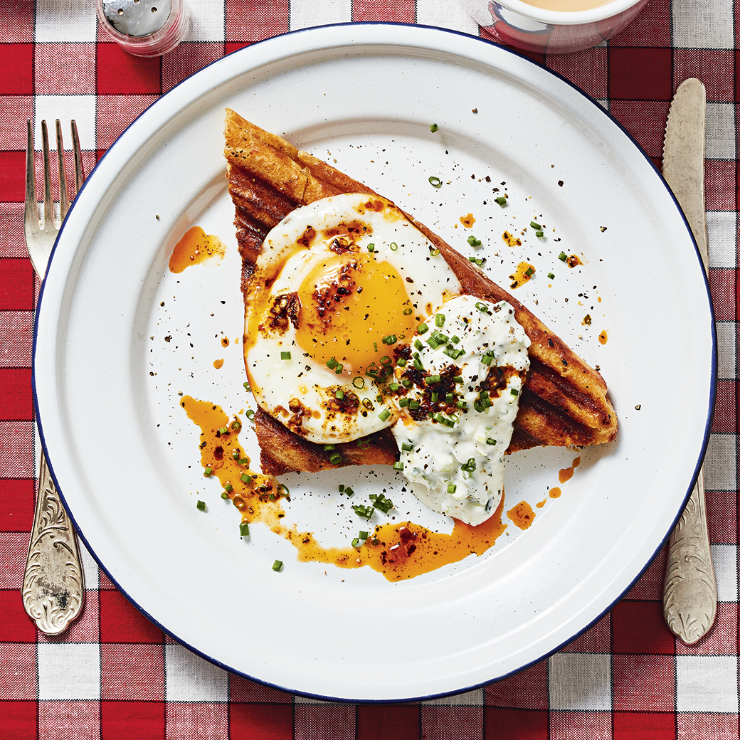 Cheese and Marmite Griddle Pan Waffles