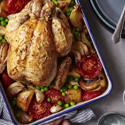All-in-One Midweek Roast Chicken Traybake