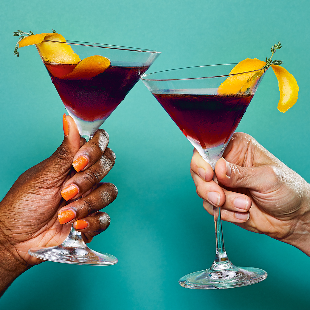 Cold-brew Negroni Spritz