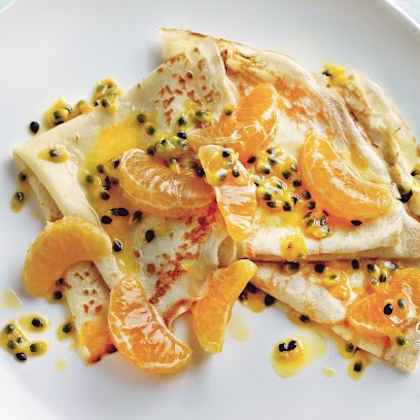 Mandarin and Passion Fruit Pancake