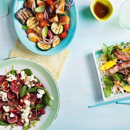 Feta, Fig & Pomegranate Salad