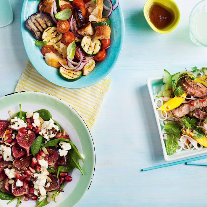 Feta, Fig & Pomegranate Salad