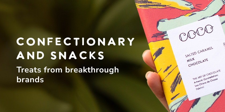 Confectionary & Snacks - Treats from breakthrough brands